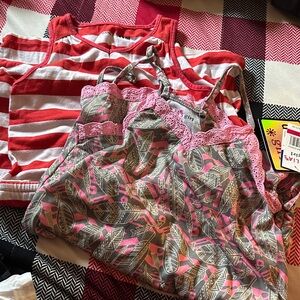 Girls size 10/12 dress and romper